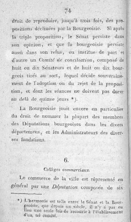 6. Collèges commerciaux.