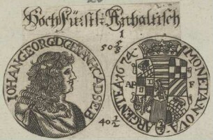Bildnis des Johann Georg I. von Anhalt-Dessau