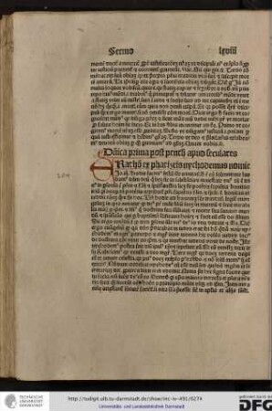 Dominica prima post penthecostes apud seculares.