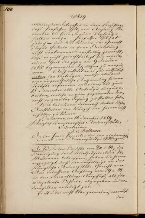 Vereidigung des Hilfsarbeiters Müldener als Bibliothekssekretär.