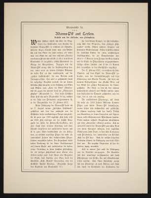 Adams-Pik auf Ceylon. Südseite : Adams-Pik auf Ceylon. Ansicht von der Südseite, von Pelmadula (Pelmadulla). Textblatt zu Wanderbild 34: Adams-Pik auf Ceylon. Südseite, Pelmadula. Papier; 37 x 28 cm