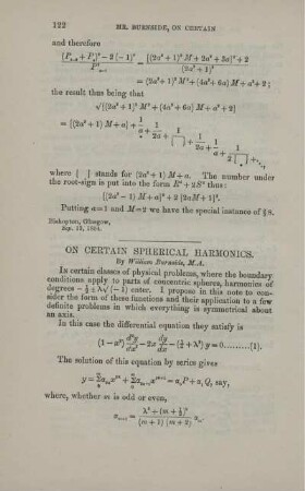 On certain spherical harmonics.