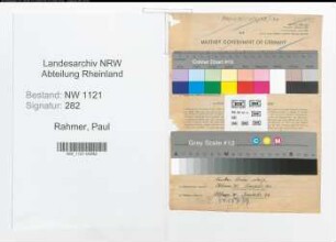 Entnazifizierung Paul Rahmer , geb. 19.01.1903 (Polizist)