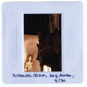 Bitonto, Kathedrale : Ambo des Magisters Nikolaus