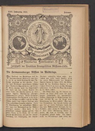 XXV. Jahrgang. 1919. Februar
