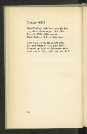 Blindes Glück