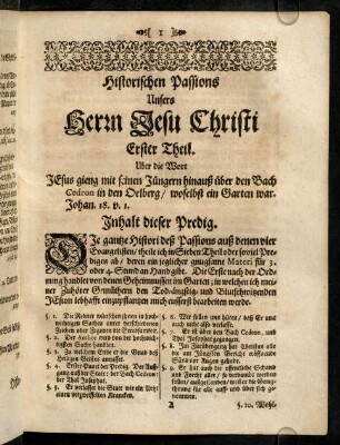 1-11, Inhalt; Punctum I