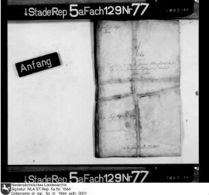 Wiederbestallung des Johann Marschalck zum Vogt in den Börden Sittensen, Selsingen und Elsdorf