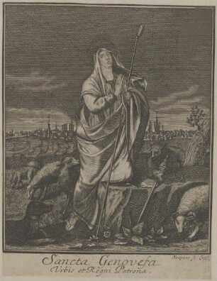 Bildnis der Heiligen Genovefa