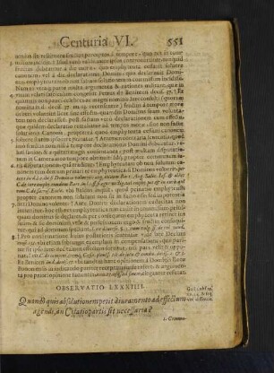 Observatio LXXXIIII. Quandò quis abolutionem petit àiuramento ad effectum agendi, an Citatiopartis sit necessaria?