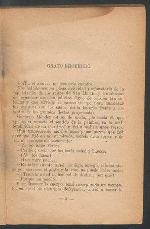 Grato recuerdo