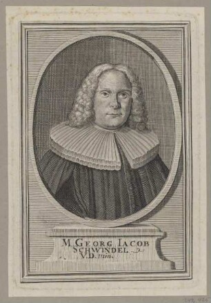 Bildnis des Georg Iacob Schwindel