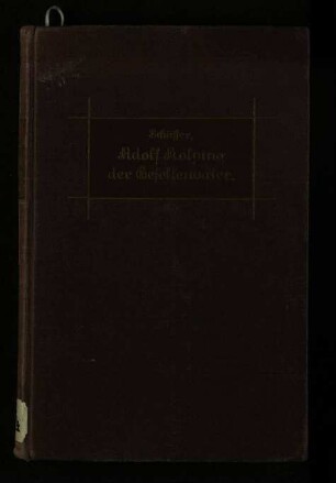 Adolf Kolping der Gesellenvater