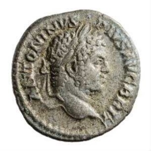 Münze, Denar, 210 - 213 n. Chr.
