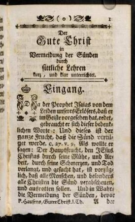 1-64, Erster Absatz. Von der Vermeidung der Sünden insgesamt