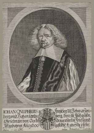 Bildnis des Iohan Onuphrius II. zu Schwarzenberg
