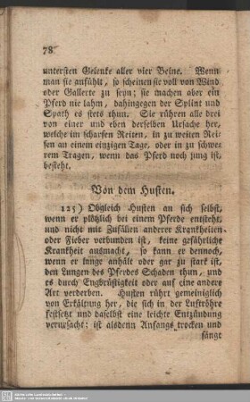 Von dem Husten