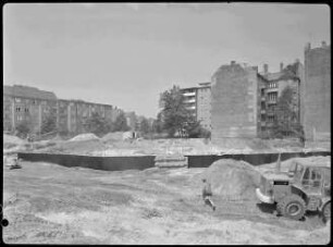 Baustelle zwischen Kurfürstendamm und Wilmersdorfer Straße