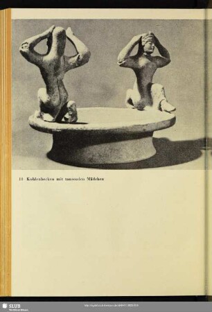 10 Kohelnbecken mit tanzenden Mädchen