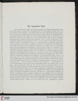 III: Ägyptische Figur
