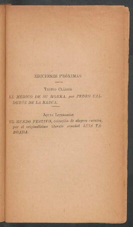 Ediciones próximas