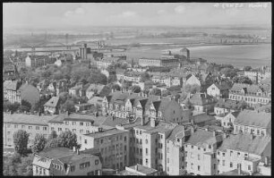 Riesa. Blick vom Kirchturm auf Riesa