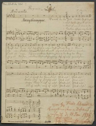 Bergmanns-Lied, V, pf, E-Dur - BSB Mus.Schott.Ha 4201-2 : [caption title:] Bergmanns-Lied. // F. Schneider
