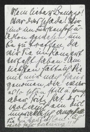 Brief von Irma Klimsch an Margarete Hauptmann