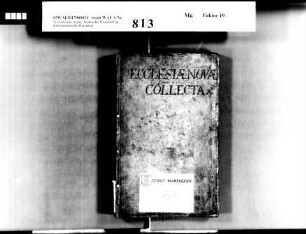 Rechnungsbuch und Rentenbuch der Provisoren (Beutelträger) des Armenbeutels (collecta) der Neuen Kirche