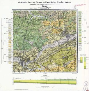 4311 Lünen, Geologische Karte von Preußen und benachbarten deutschen Ländern