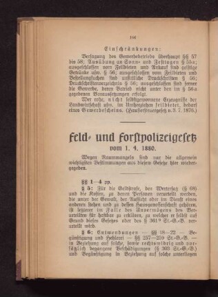 Feld- und Forstpolizeigesetz