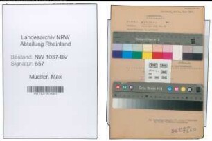 Entnazifizierung Max Mueller , geb. 02.03.1895 (Lehrer)