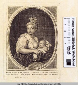 Mutter mit Baby.