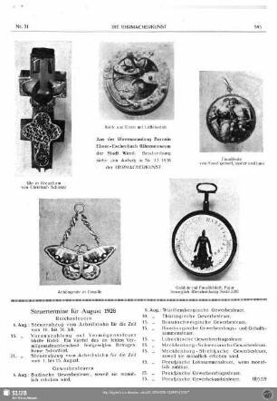 Aus der Uhrensammlung Baronin Ebner-Eschenbach (Uhrenmuseum der Stadt Wien)