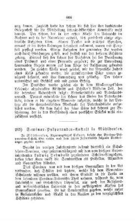 Seminar-Präparanden-Anstalt in Mühlhausen : [III. Gymnasien und Realschulen]
