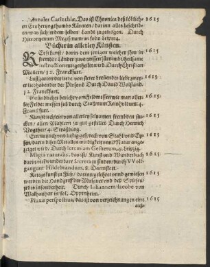 Bücher in allerley Künsten.