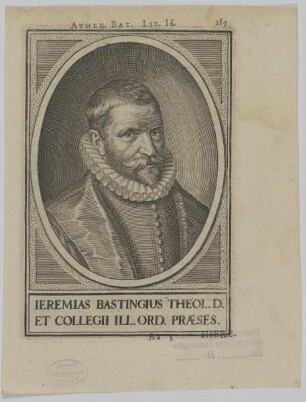 Bildnis des Ieremias Bastingius