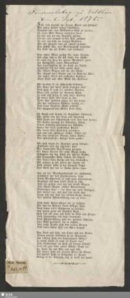 [Feuerwehrtag zu Waldheim] : [4.-6. Sept. 1875]