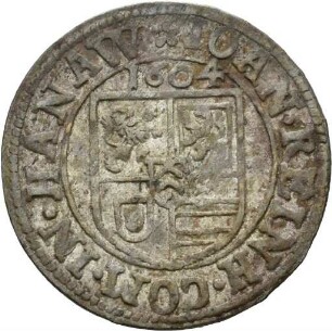 Dreikreuzer von Graf Johann Reinhard I. von Hanau-Lichtenberg