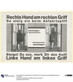 Rechte Hand am rechten Griff, so steig ein beim Abfahrtspfiff
