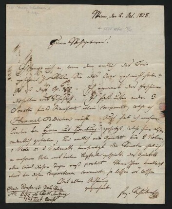 Brief an Heinrich Probst : 02.10.1828