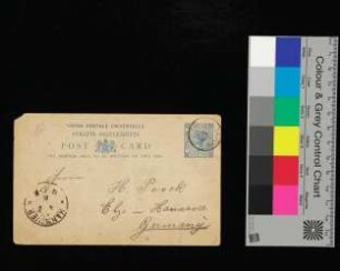 Postkarte von Poock an H. Poock in Elze