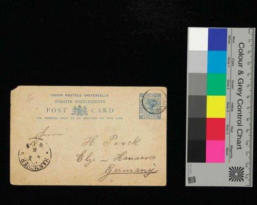 Postkarte von Poock an H. Poock in Elze