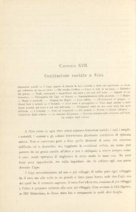 Capitolo XVII. Costituzione sociale a Nías