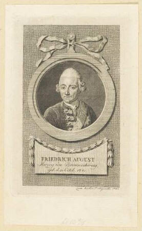 Bildnis des Friedrich August Herzog von Braunschweig