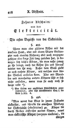 Die ersten Begriffe von der Elektricität