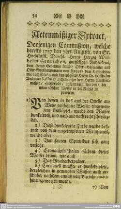 Actenmäßiger Extract