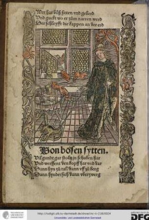 Von bosen sytten.