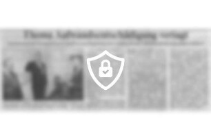 Thema Aufwandsentschädigung vertagt