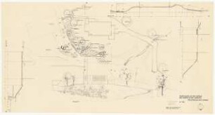 Evangelische Kapelle, Hann. Münden-Mielenhausen Grünanlage: Lageplan, Ansicht, Schnitte 1:100
